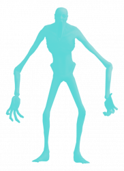 During the Xmas 2020 Event, SCP-096's model was bugged causing it to look like this.