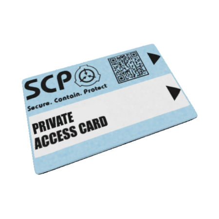 The former appearance of the MTF Private Keycard