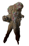 During the 2023 Halloween Event, a combination of Mr. Nutty with the current SCP-173 could randomly appear. At the start of the round, it was randomized which of the three event models would appear. This model was a suggestion by a Patron.