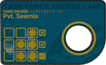 The MTF Private Keycard