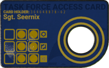 The MTF Operative Keycard