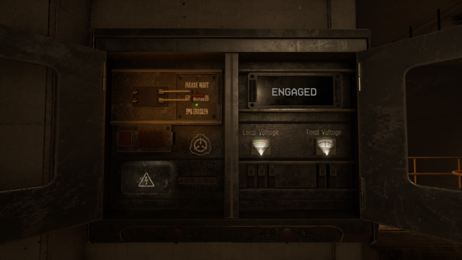 An engaged Emergency Power Station.