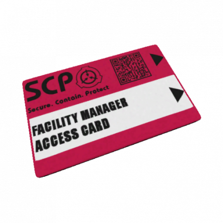 The former appearance of the Facility Manager Keycard