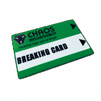 The former appearance of the Chaos Keycard