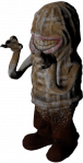 For April Fools 2019 and Halloween 2020, SCP-173 was replaced with the glorious Mr. Nutty.