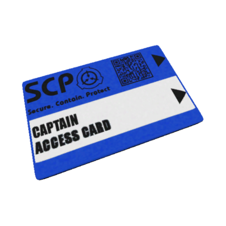 The former appearance of the MTF Captain Keycard