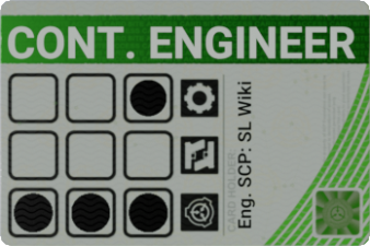 The Containment Engineer Keycard