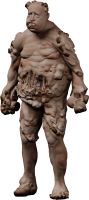 The Marshmallow Man that players turned into when consuming the Blue Candy during the Halloween 2021 Event.