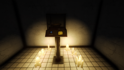 The decorations in the side room of SCP-012's room.